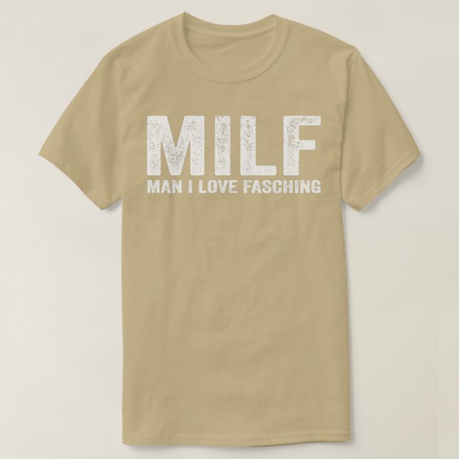 Funny MILF MILF Mann I Liebe Fasching T-Shirt (Design vorne)
