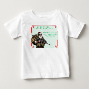 Funny Military/Christmas Santa Baby T-shirt