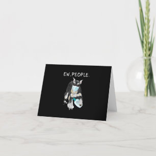 Funny Miniature Schnauzer Ew People Dog Lover Gift Dankeskarte
