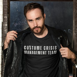 Funny Minimalistisch Halloween Costume Einfach Tri-Blend Shirt