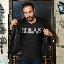 Funny Minimalistisch Halloween Costume Einfach Tri-Blend Shirt