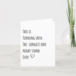 Funny Minimalistisch Valentinstag Card Feiertagskarte