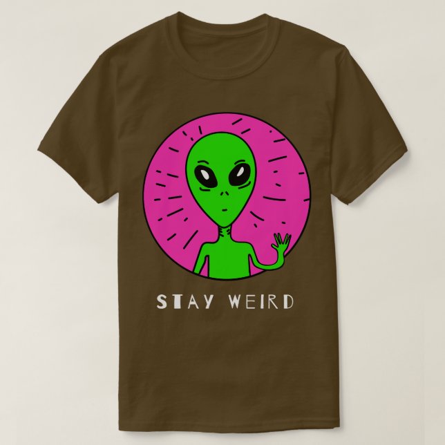 Funny mit einer Pose Bleibe komisches Geschenk T-Shirt (Design vorne)