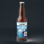 Funny Mit Monogramm 21 Happy Birthday Bierflaschenetikett<br><div class="desc">Es ist Zeit, einen Geburtstag zu feiern! Erstellen Sie Ihre eigene Geburtstagsbiermarke für Ihre Lieblingsbierflaschen. Spaß Hintergrund. In der Top Box können Sie Ihr Bier nach dem Geburtstagskind oder Geburtstagsmädchen benennen. Im Textfeld können Sie das Alter oder andere Informationen eingeben. Fügen Sie Ihr Lieblings-Zitat oder Sprichwort hinzu. Ich habe ein...</div>
