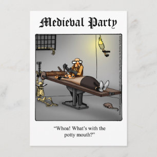 Funny Mittelalterliche Party Einladungen