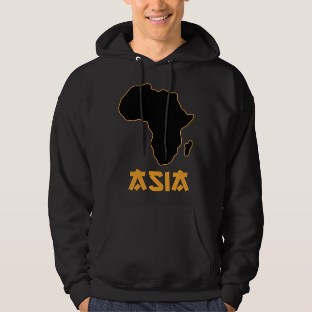 Funny Mixed Up Africa Asia 4 Hoodie (Vorderseite)
