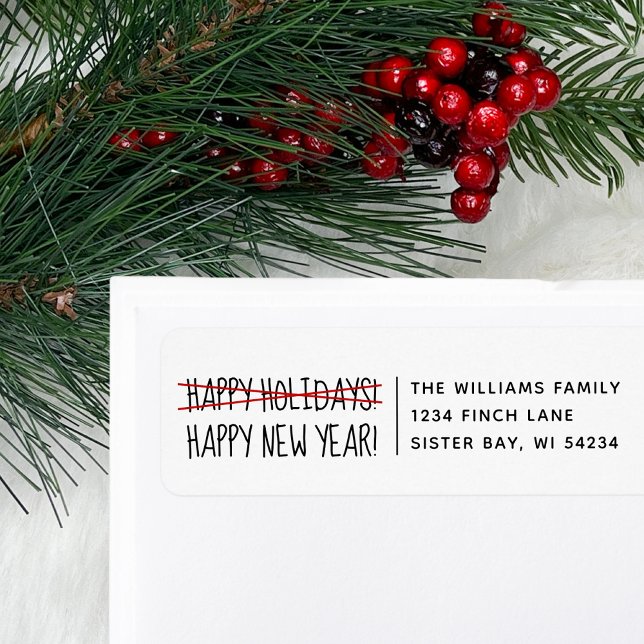 Funny Modern Late Happy New Year Address (Von Creator hochgeladen)