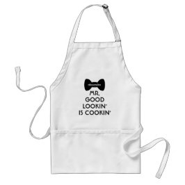 Funny Modern Mr Good Looking Bowtie Kitchen Grill Schürze
