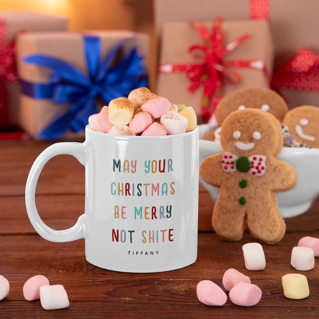 Funny Modern Personalisierte Weihnachtsgeschenke Kaffeetasse (Von Creator hochgeladen)