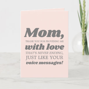 Funny Modern Retro Mothers Day Card Karte