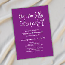 Funny Modern Sip I'm Fifty Woman's 50. Geburtstag