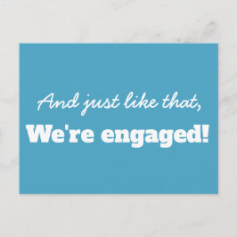 Funny Modern Typografy Ankündigung Datum freihalte Postkarte