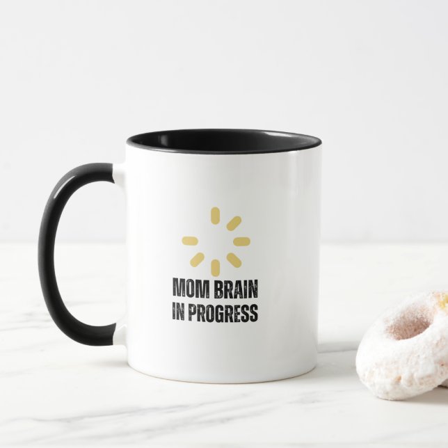 Funny Mom Life Quotes Collection Tasse (Mit Donut)