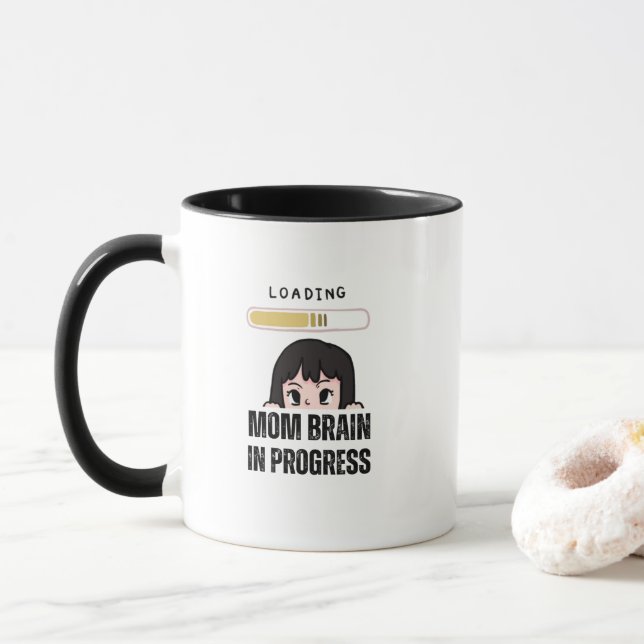 Funny Mom Life Quotes Collection Tasse (Mit Donut)