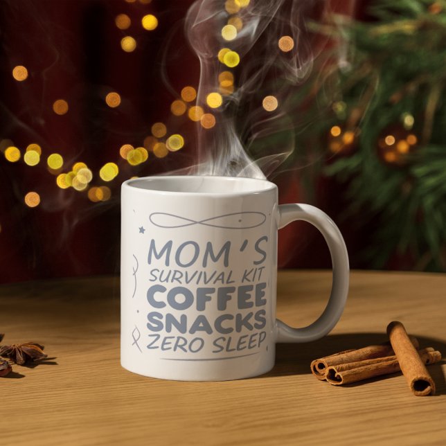 Funny Mom Survival Mug 2026, New Year Gift Kaffeetasse (#new_year_mugs
#happy_new_year_mugs
#I_Need_Sleep
#For_her)