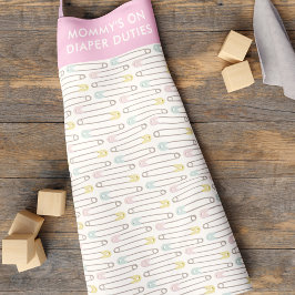 Funny Mommy's on Diaper Duty New Elterns Schürze