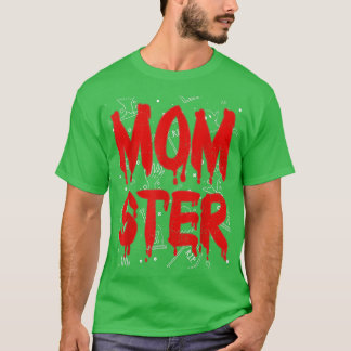 Funny Momster Dadcula Halloween Vater Dracula Cost T-Shirt