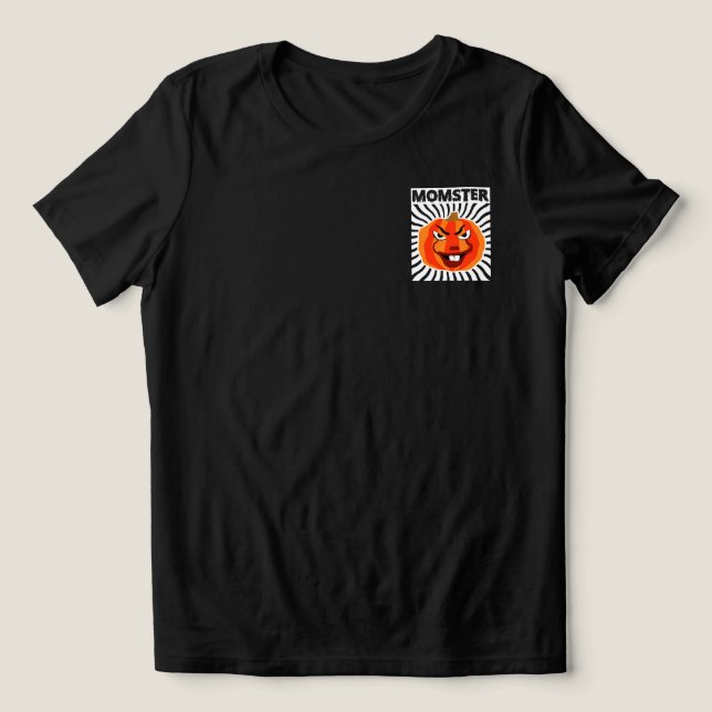 Funny Momster Halloween T - Shirt 🎃 Spooky Mama S (Design Vorderseite)