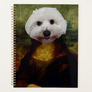 Funny Mona Lisa Maltese Dog Planer