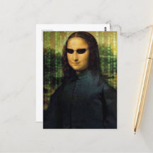Funny Mona Lisa matrix Leonardo da Vinci