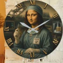 Funny Mona Lisa Surgeon Surgical Office Decor