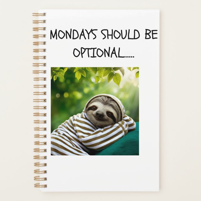 Funny Monday Journal Planer (Vorderseite)