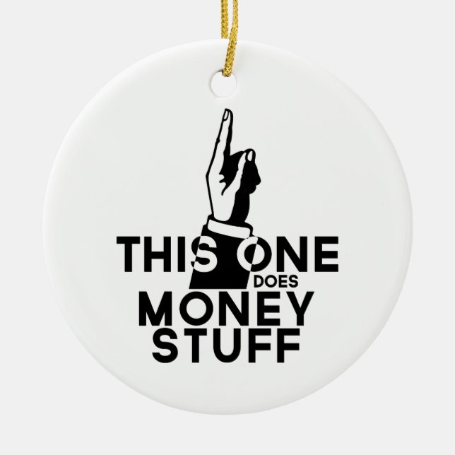 Funny Money Ornament - Vintag dieses macht Geld (Vorne)