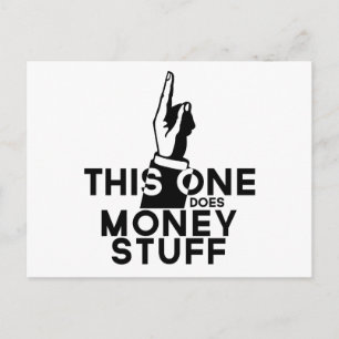 Funny Money - Vintag, das macht Geld Postkarte