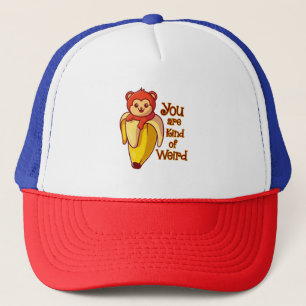 Funny Monkey Banane Sie sind irgendwie komisch Truckerkappe