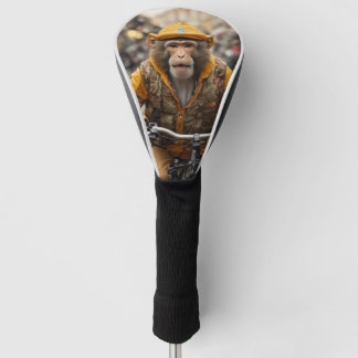 Funny Monkey Cycling Golf Head Cover Headcover