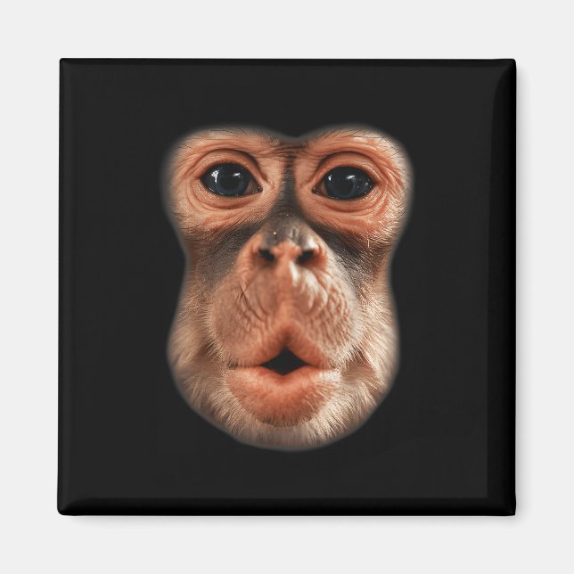 Funny Monkey Face Breath Men Boy Kid Halloween Cos Magnet (Vorne)