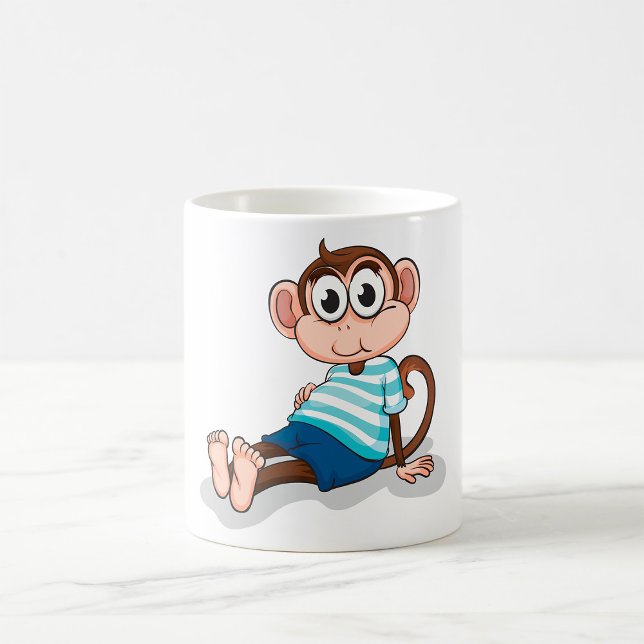 Funny Monkey Kaffeetasse (Von Creator hochgeladen)