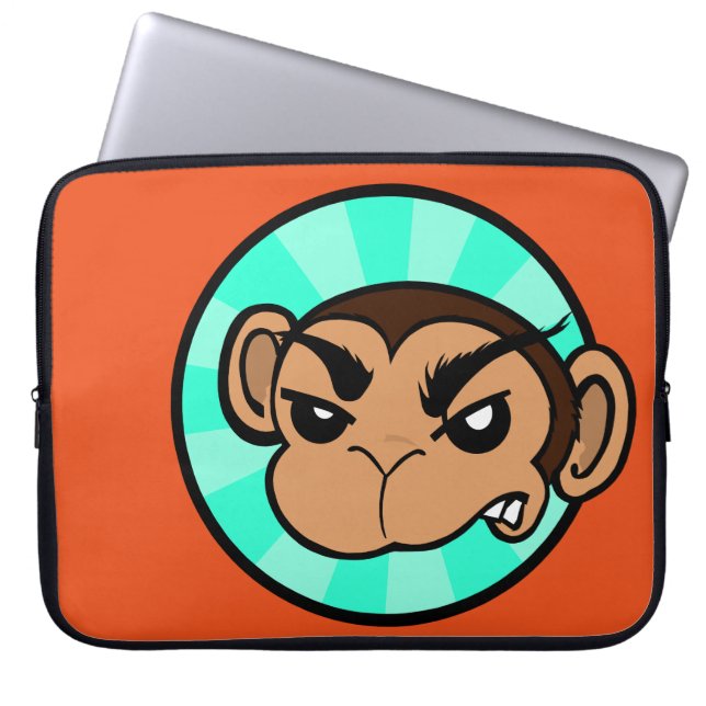 FUNNY MONKEY LAPTOP SLEEVE (Vorderseite)