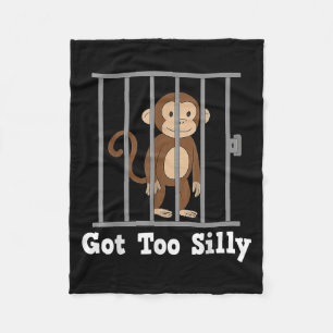 Funny Monkey Meme Got zu Albernen Spaß Männer Frau Fleecedecke