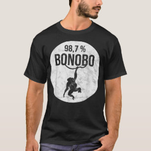 Funny Monkey mit Chimpanzee Bonobo DNA T-Shirt