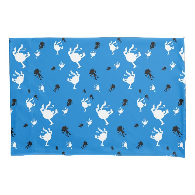 Funny Monkey Pillow Case - Quirky Cartoon Monkey Kissenbezug (Vorderseite)