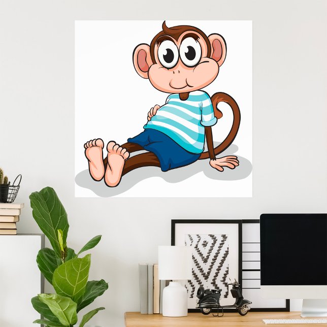 Funny Monkey Poster (Von Creator hochgeladen)