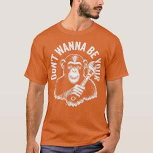 Funny Monkey Wrench 90er Rock Music Foos T-Shirt