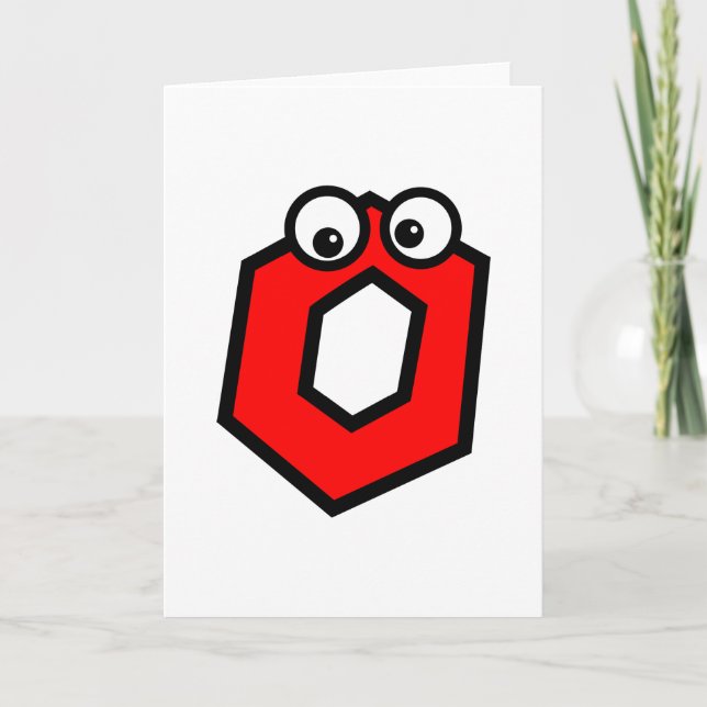 Funny Monogram Letter O (Vorderseite)