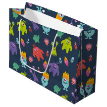 Funny Monster geben Tasche