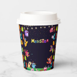 Funny Monster Geburtstagsparty Paper Cups Pappbecher