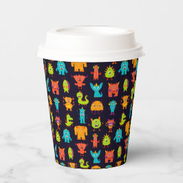 Funny Monster Geburtstagsparty Paper Cups Pappbecher