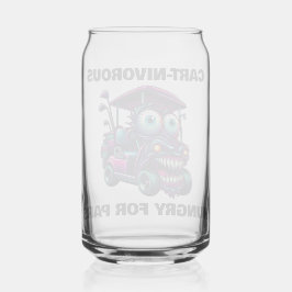 Funny Monster Golf Cart Geschenk Sport Fans Dosenglas