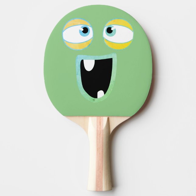 Funny Monster Tischtennis Schläger (Vorderseite)