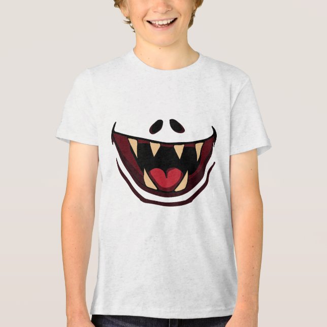 Funny Monster Tri-Blend Shirt (Vorderseite)
