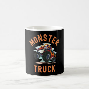 Funny Monster Truck mit Gesicht Kaffeetasse