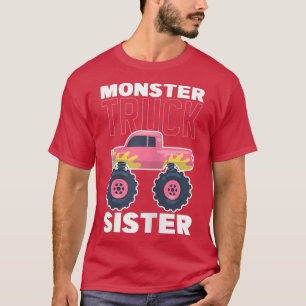 Funny Monster Truck Schwester 579 T-Shirt