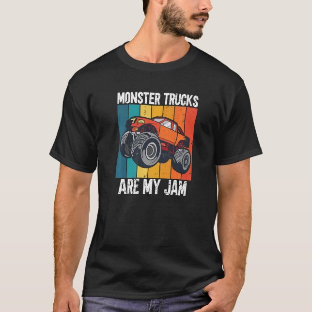 Funny Monster Trucks sind meine Marmelade T-Shirt (Vorderseite)