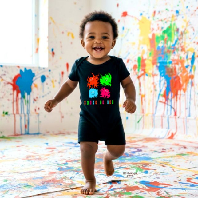 Funny monsters baby strampler (Von Creator hochgeladen)