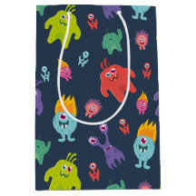Funny Monsters Geschenktasche